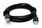 9-UC1240 12 pies USB 2.0 macho/hembra/negro