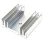 02-HS30X10X30 Heat sink white aluminum