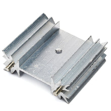 02-HS30X12X35 Disipador de calor de aluminio blanco