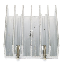 02-HS38X15X40 Disipador de calor de aluminio blanco