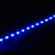 110-L3528-24FB 1FT 12V Blue Flash 12LED 30CM
