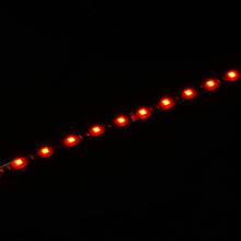 110-L3528-24FR 1FT 12V Red Flash 12LED 30CM