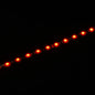 110-L3528-24FR 1FT Luz intermitente roja 12 LED 12 V 30 cm