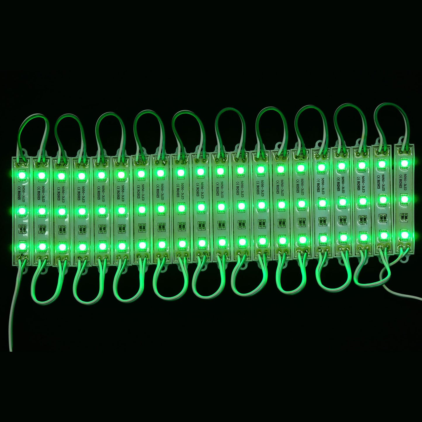 110-L5050G-3LED 3M Green 12V 5050 20x3LED