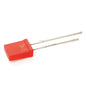 110-LED257R 2x5x7mm LED square Red