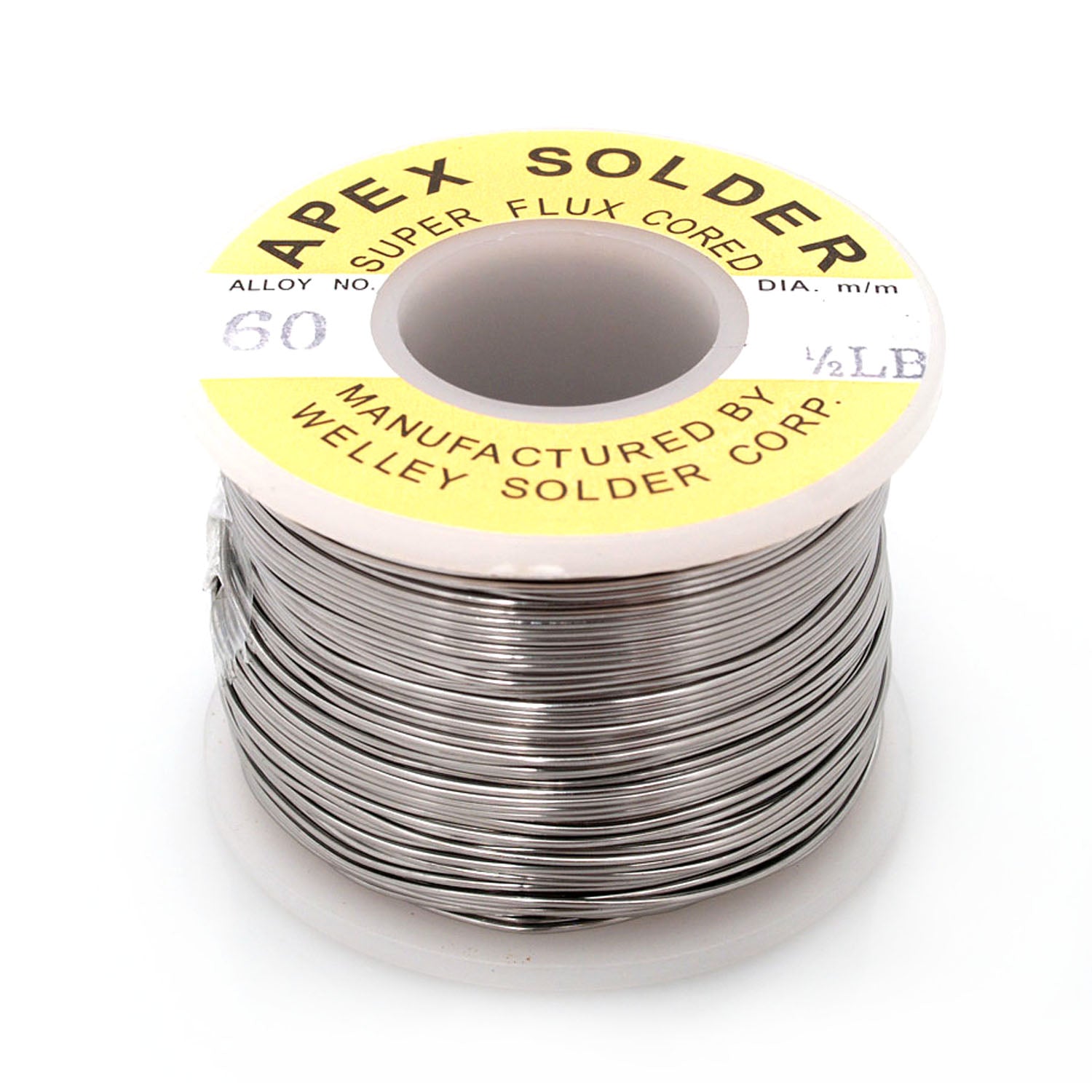 125-640605A 0.6m 0.5lb 60/40 APEX Solder wire
