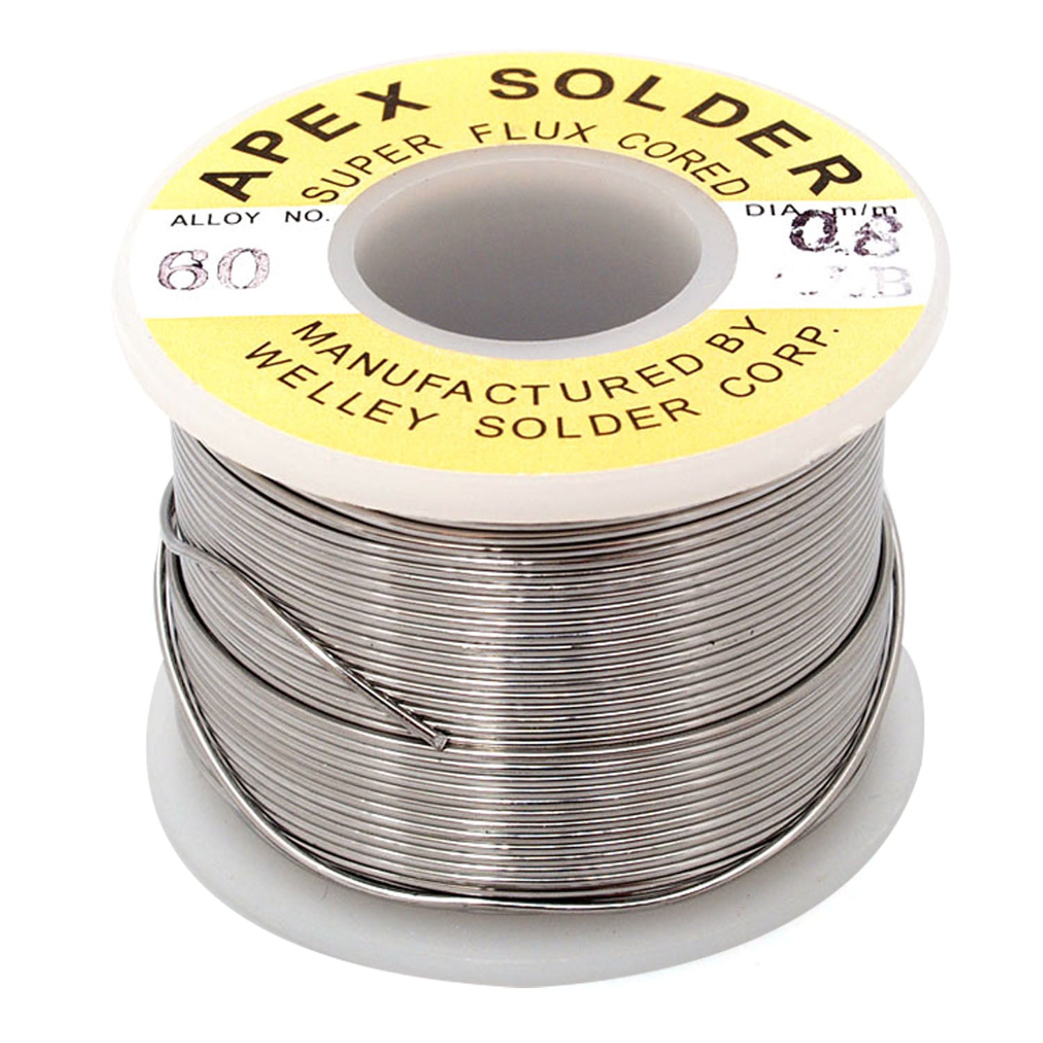 125-640805A 0.8m 0.5lb 60/40 APEX Solder wire