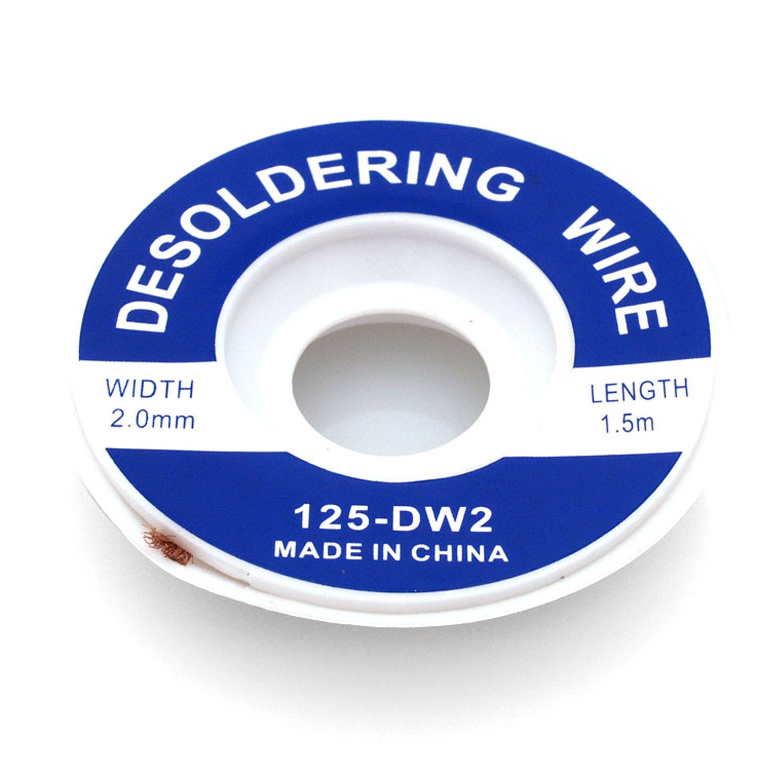 125-DW2 Desoldering wick 2mm x 1.5m
