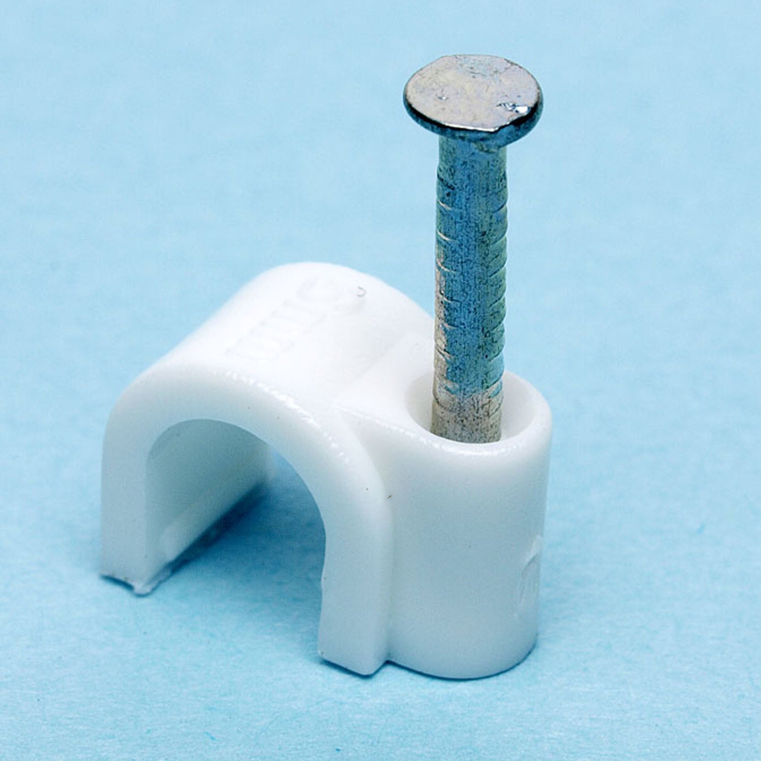 19-CC006W White 6mm Cable Clip For RG6