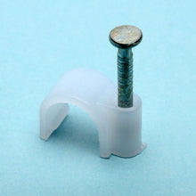 19-CC008W Clip para cable blanco de 8 mm