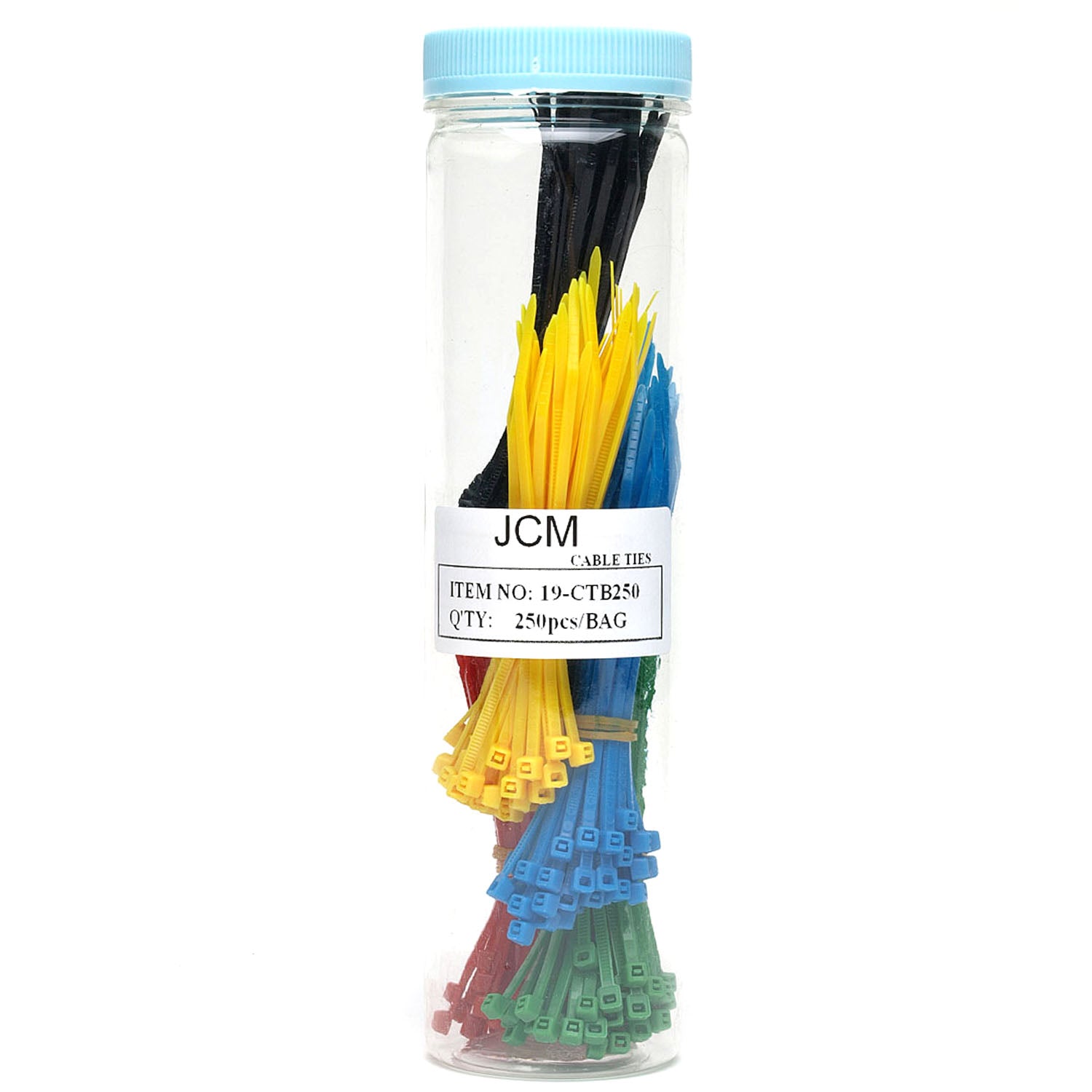 19-CTB250 Color Cable Ties Bag 250pcs