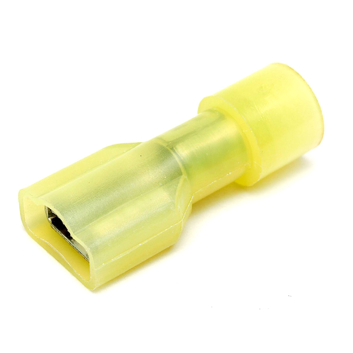 19-FT112 Yellow F Spade#10-12 Insulated