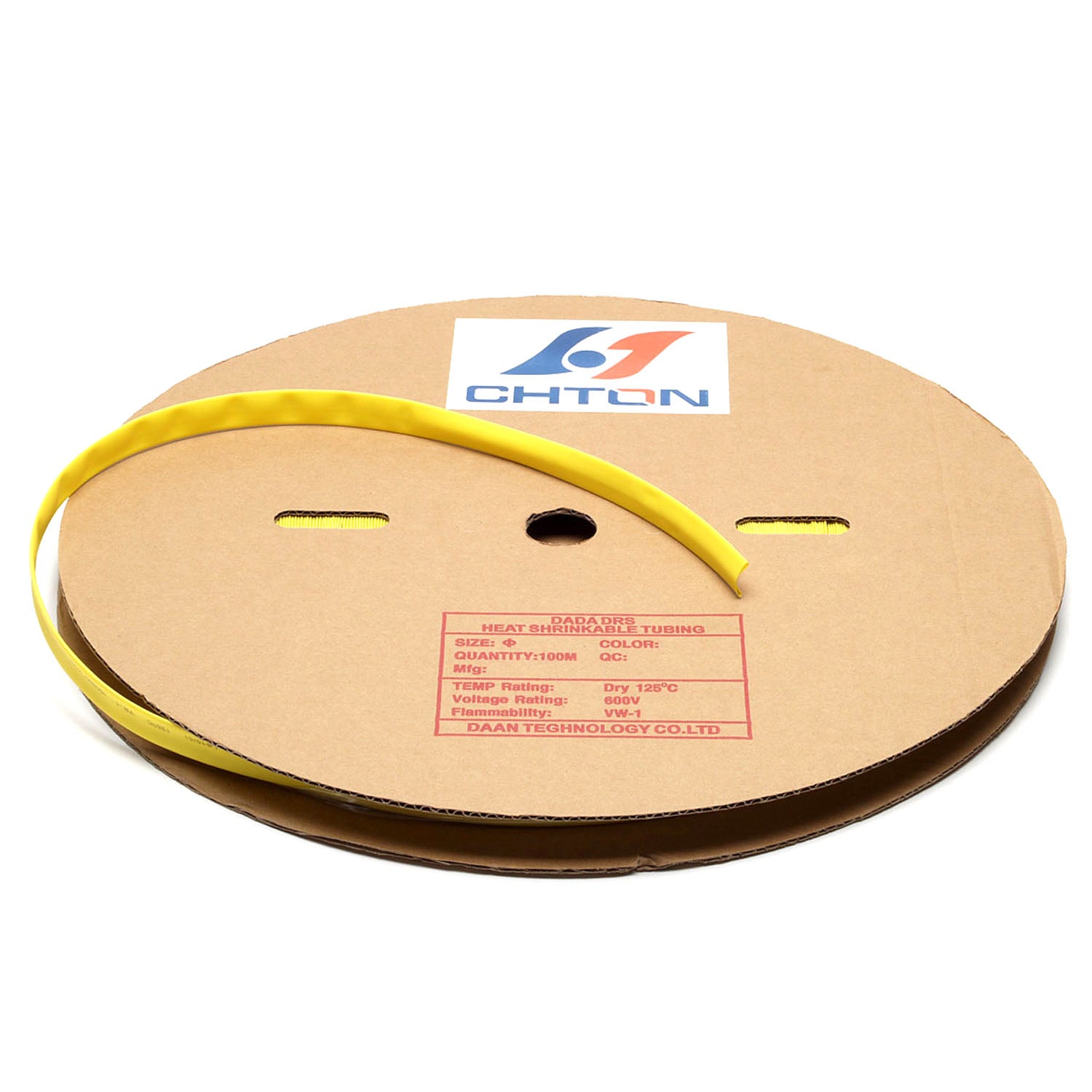 19-HS10Y 10mm 100m Yellow PVC H.S.S