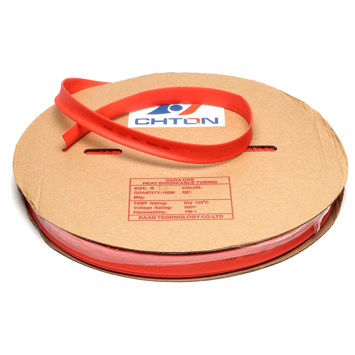 19-HS18R 18mm 100m Red PVC H.S.S