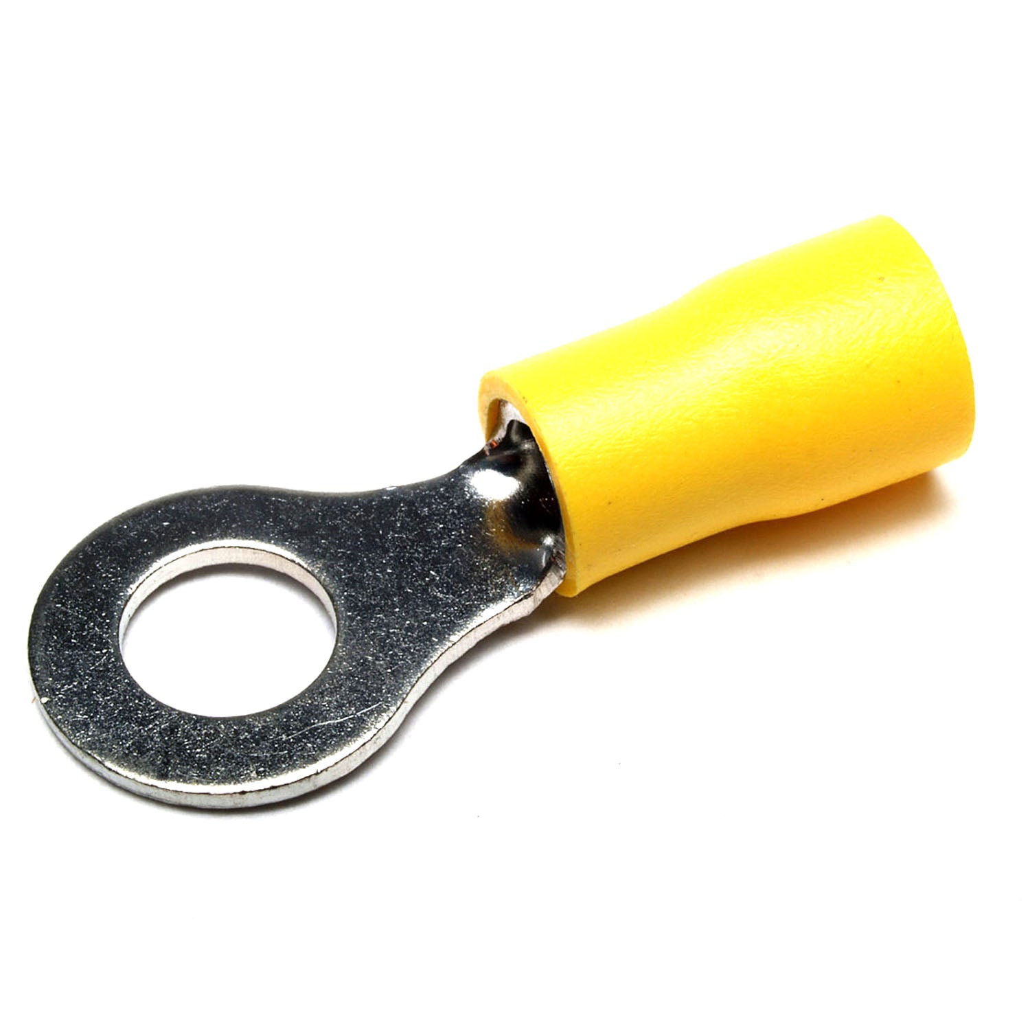 19-RT33 Yellow Ring Terminal#1/4 12-10