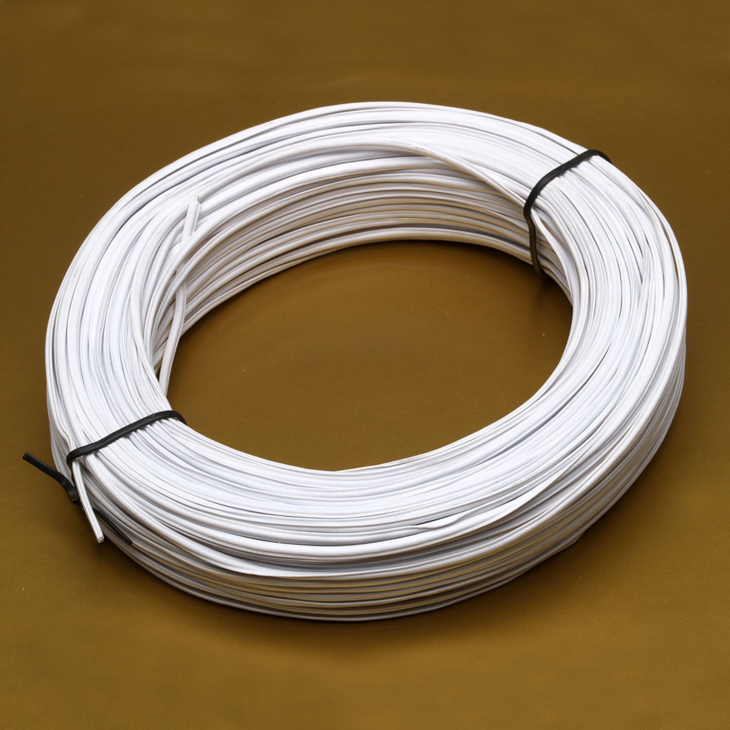 19-TTP001W Twist Tie Plastic White-100m/R