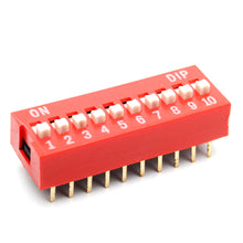 20-DIP10 Red Switch DIP 10P