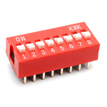 20-DIP8 Red Switch DIP 8P