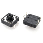 20-KAN1212-7.3S Interruptor de tachuela 4P 12x12x7.3h Cuadrado