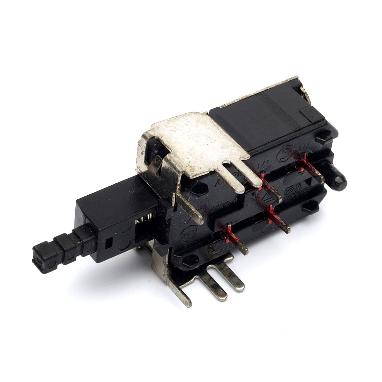 20-KDCA06 Push switch 4pin 8a black