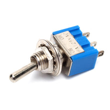 20-MTS102 Miniinterruptor azul ON-ON 3P 6A
