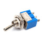 20-MTS102 Miniinterruptor azul ON-ON 3P 6A