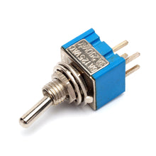 20-MTS201 Miniinterruptor azul ON-OFF 4P 6A