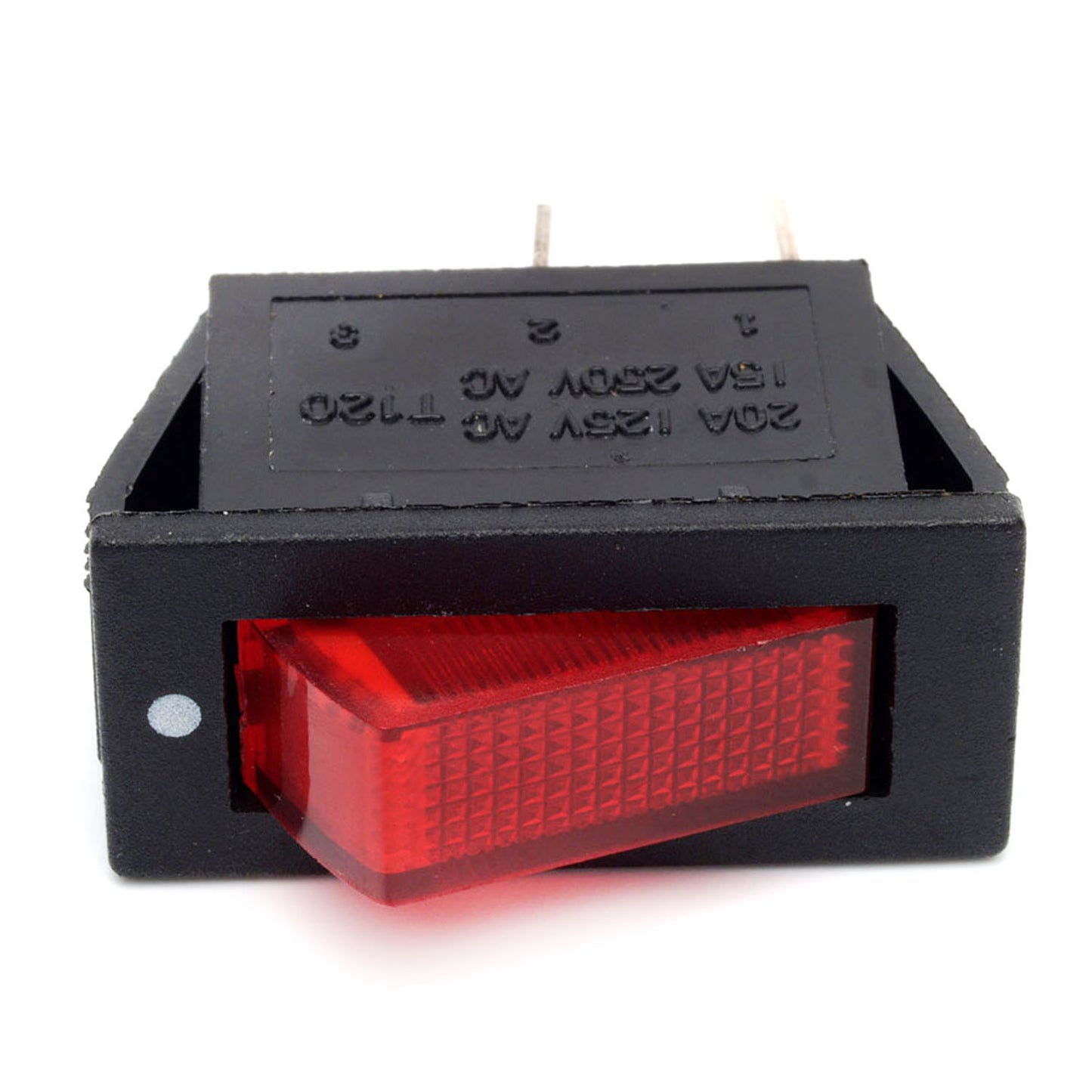 20-RS101 Interruptor rojo encendido-apagado 2P 6A