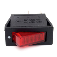 20-RS101 Interruptor rojo encendido-apagado 2P 6A