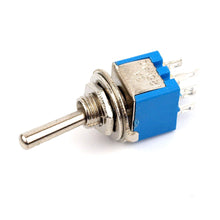 20-SW2160 Miniinterruptor sub azul ON-ON 6P 6A