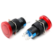 20-SW3327 Interruptor rojo 5P encendido-apagado 120 V con lámpara