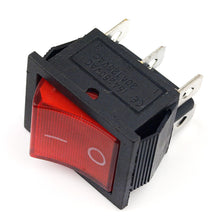 20-SW3665 Interruptor rojo ON-ON 6P 20A Lámpara