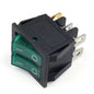 20-SW3761 Lámpara doble verde con interruptor 6P y 20 A