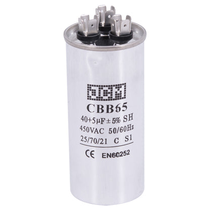 25-40+5UF450V 40UF+5UF 450VAC Condensador M/3P