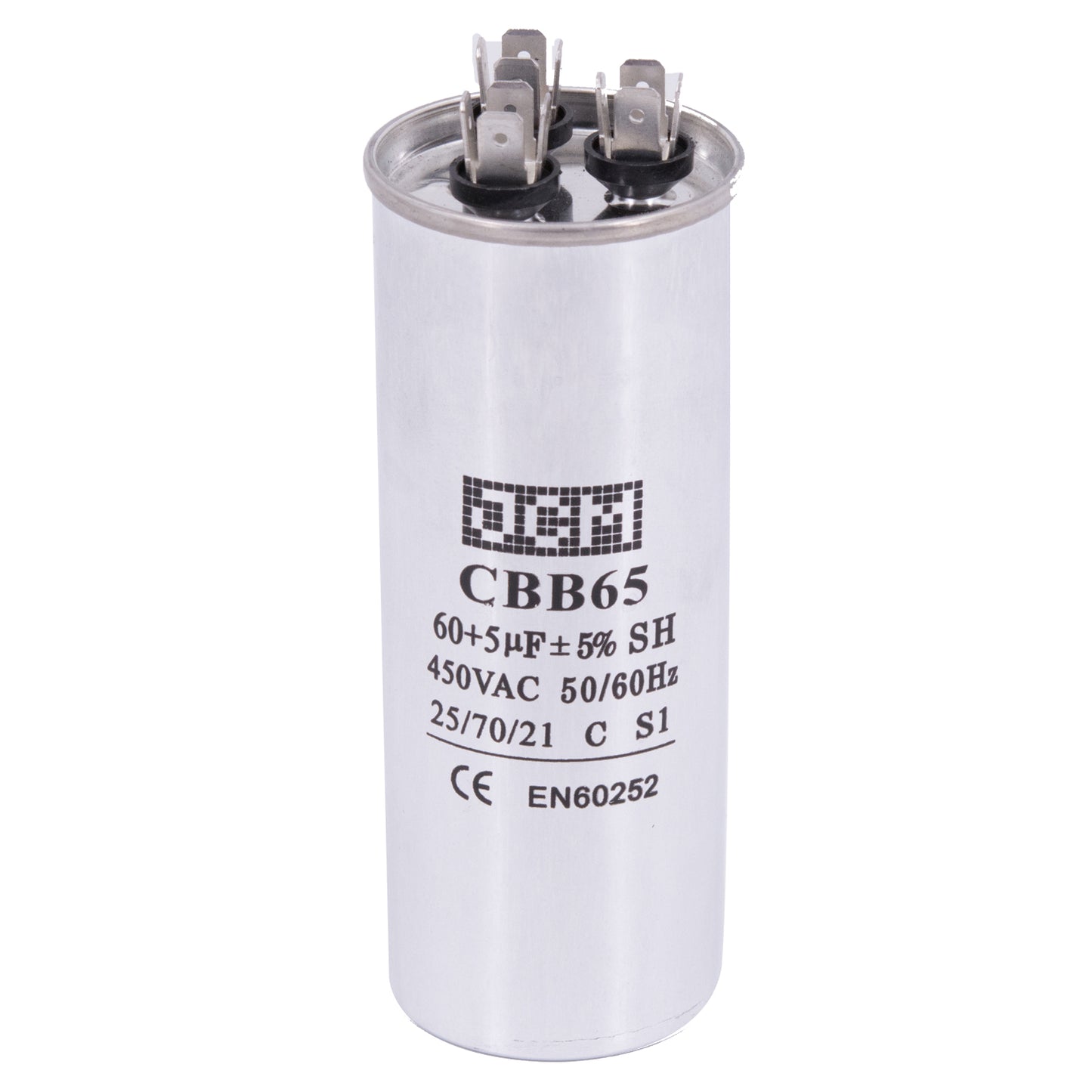 25-60+5UF450V 60UF+5UF 450VAC Cap M/3P