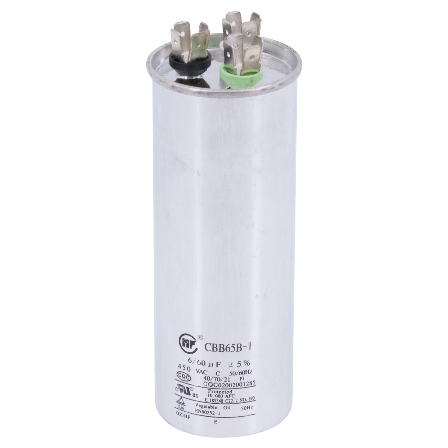 25-60+6UF450V 60UF+6UF 450VAC Cap M/3P