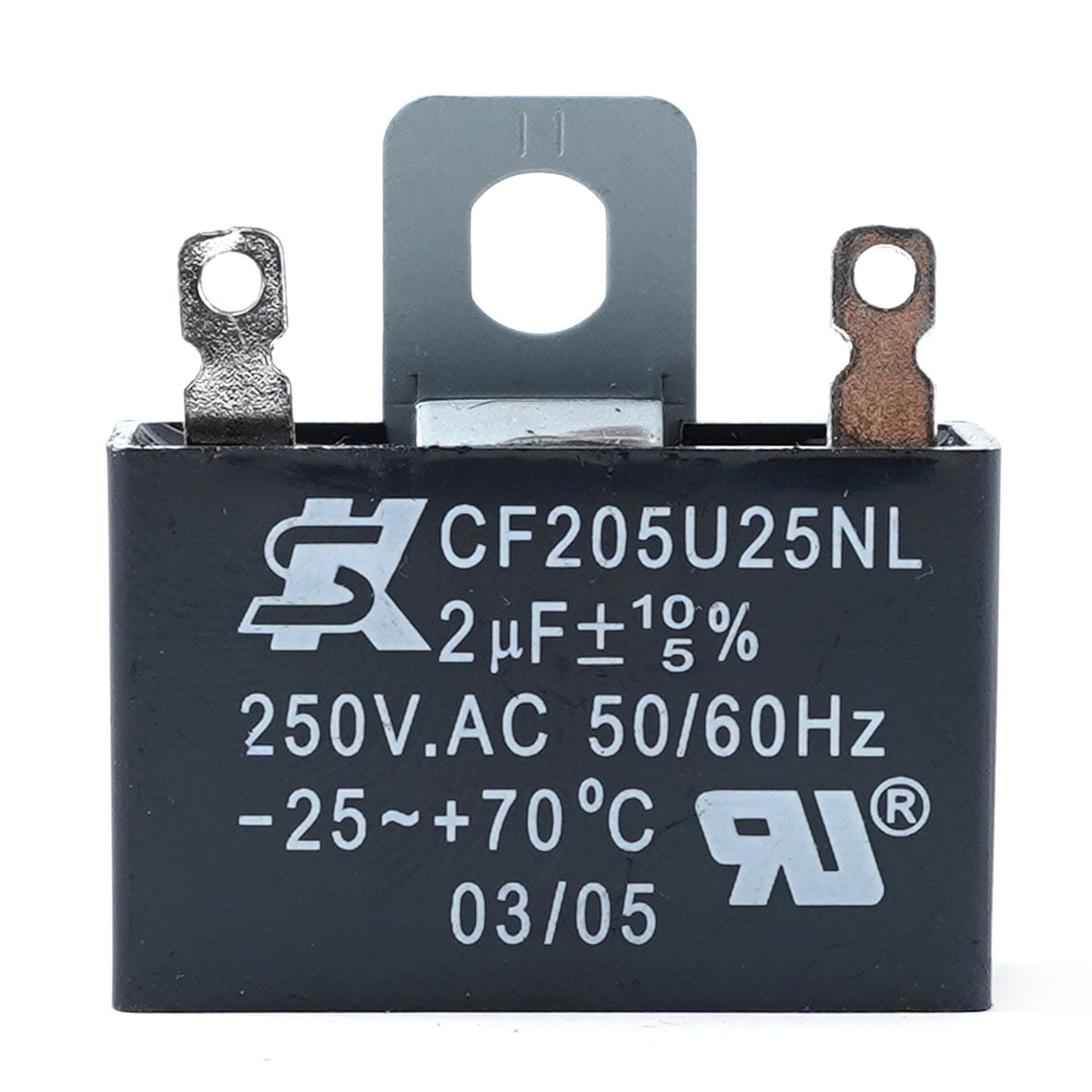 25-A2UFX250VAC 2UF 250VAC Fan Cap P/2W