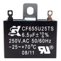 25-A6.5UF250VAC 6.5UF 250VAC Fan Cap P/2W