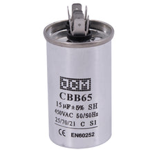 25-AC15UFX450V 15UF 450VAC Motor Cap M/2P