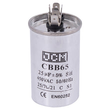 25-AC25UFX450V 25UF 450VAC Motor Cap M/2P