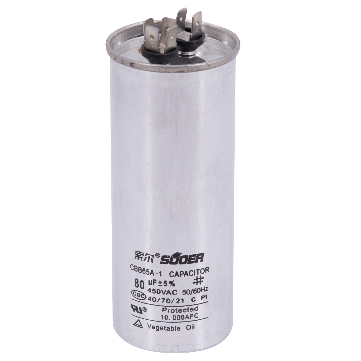 25-AC80UFX450V AC motor cap 80uF 450V M/2P