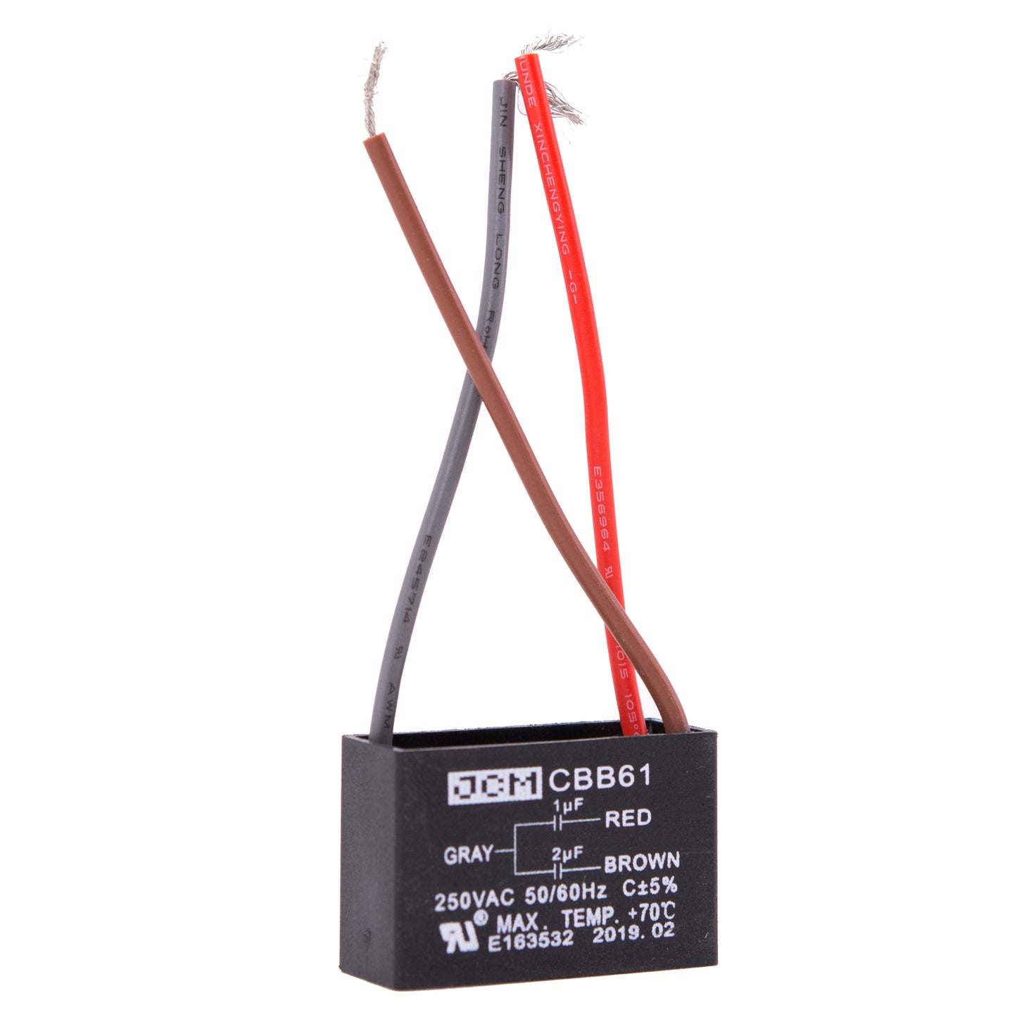 25-B1+2UF3W 1UF+2UF 250VAC Fan P/3W