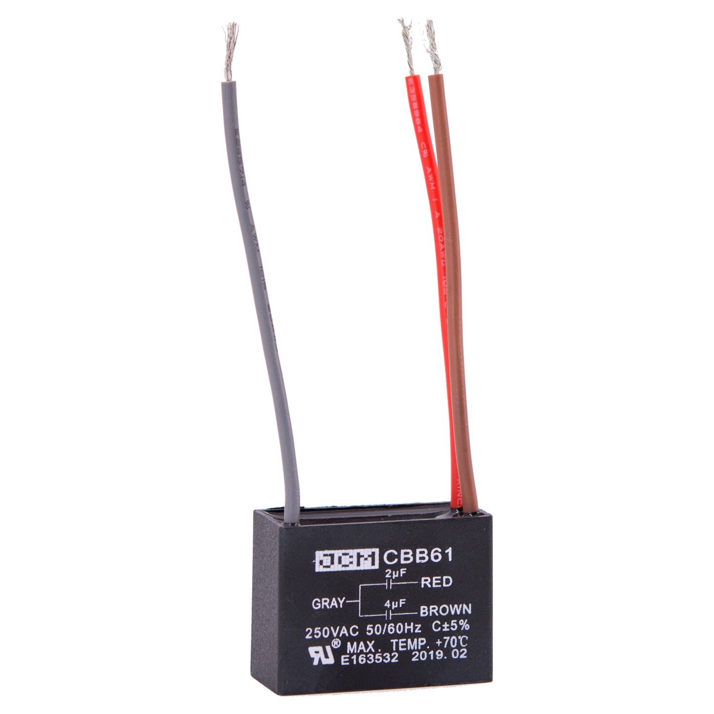 25-B2+4UF3W 2UF+4UF 250VAC Fan P/3W