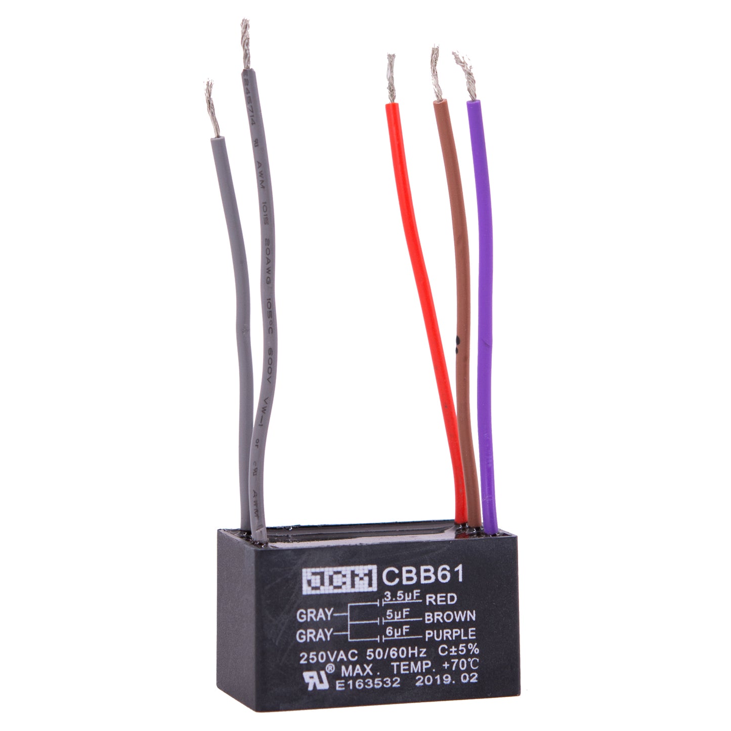 25-B3.5+5+6UF5W 3.5UF+5UF+6UF 250VAC P/5W