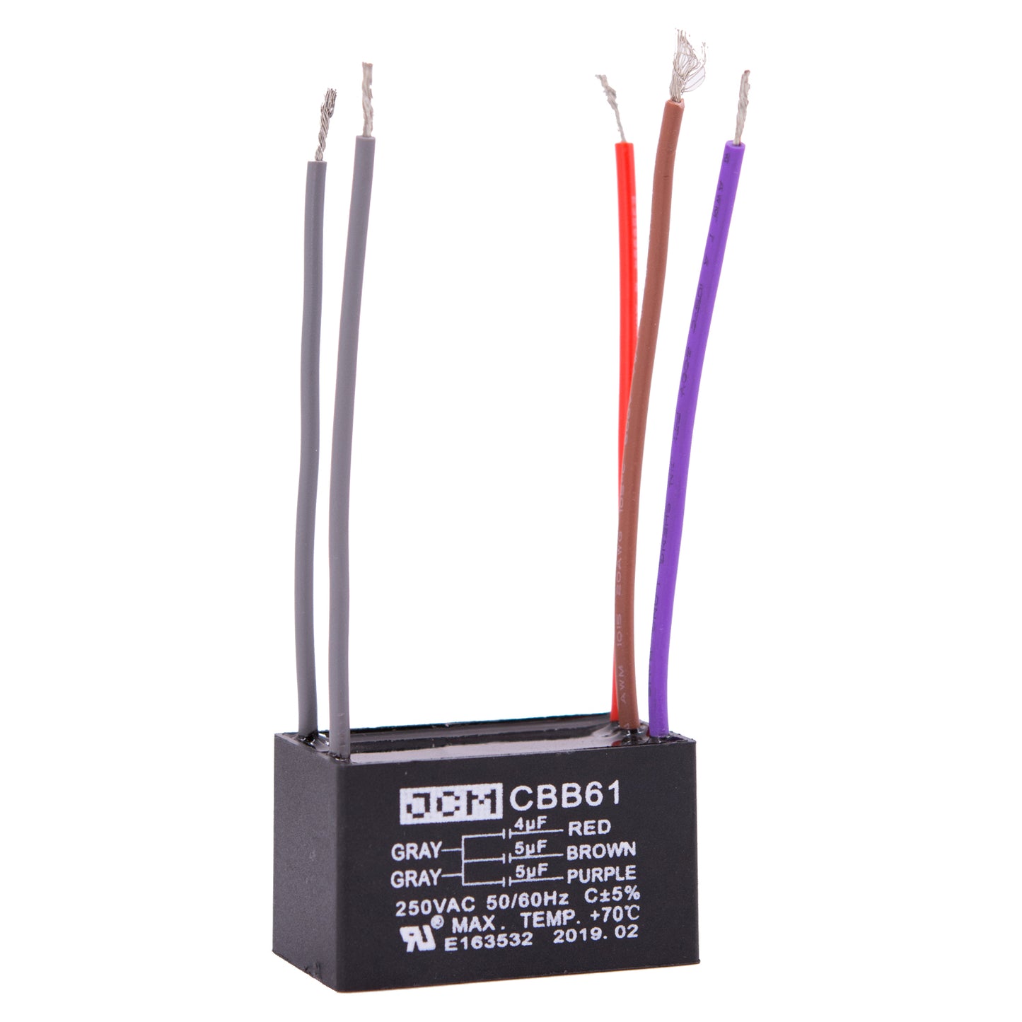 25-B4+5+5UF5W 4UF+5UF+5UF 250VAC P/5W
