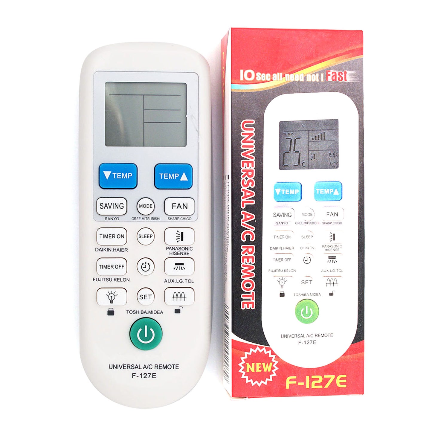 28-F127E A/C Universal Remote Auto Scan