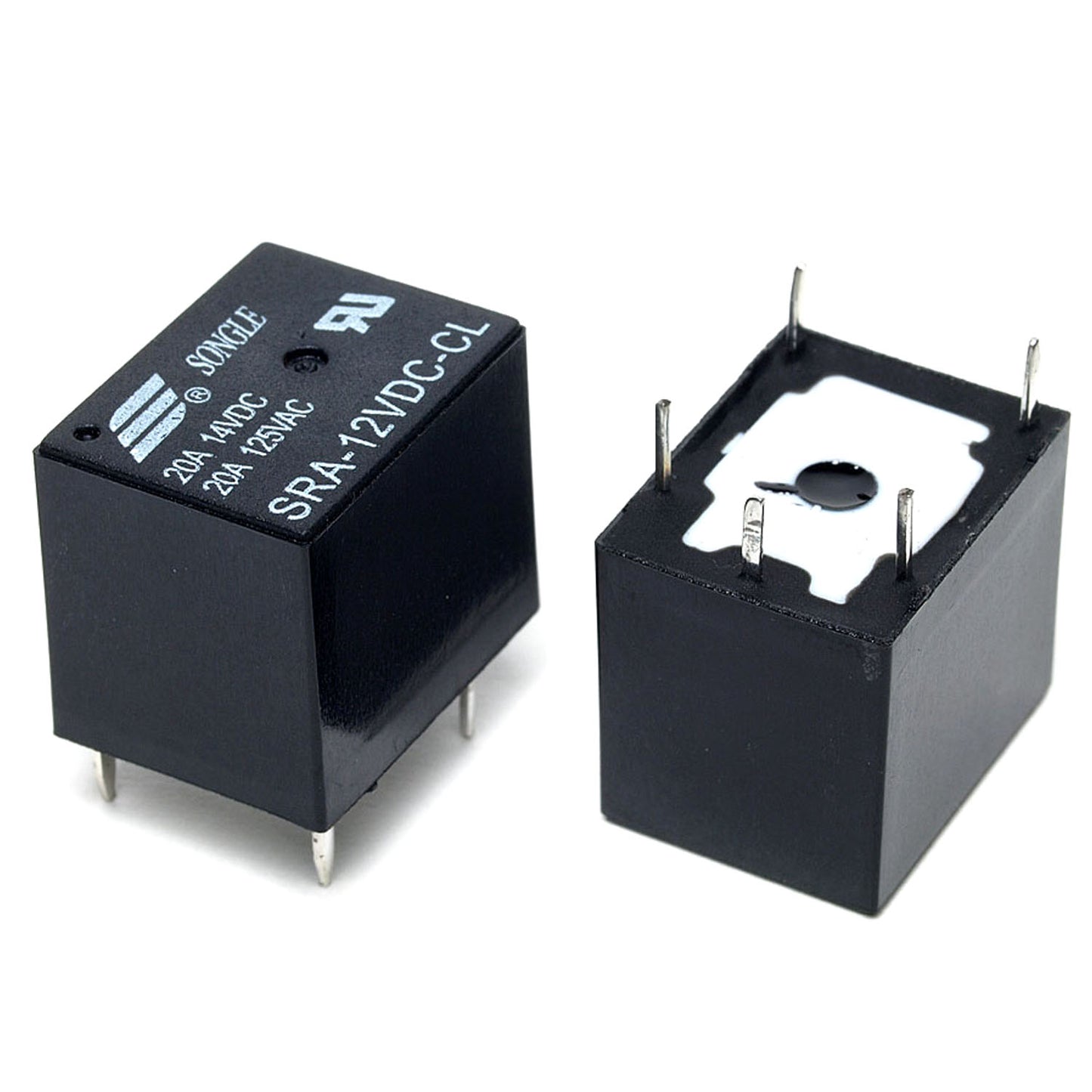 30-JZC-21F/12V Relay CD12V 5P Black
