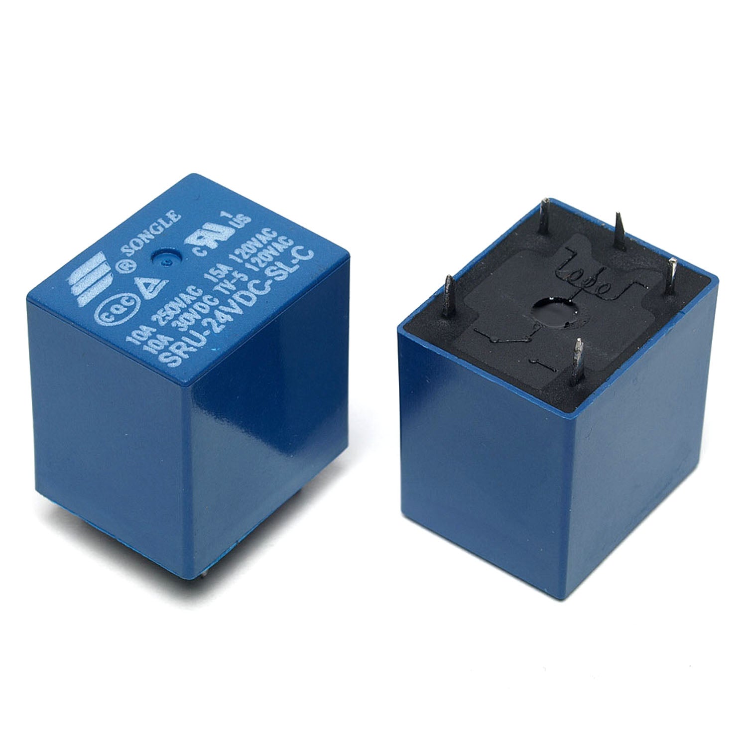 30-JZC-22F/24V Relay DC24v 5pin Blue