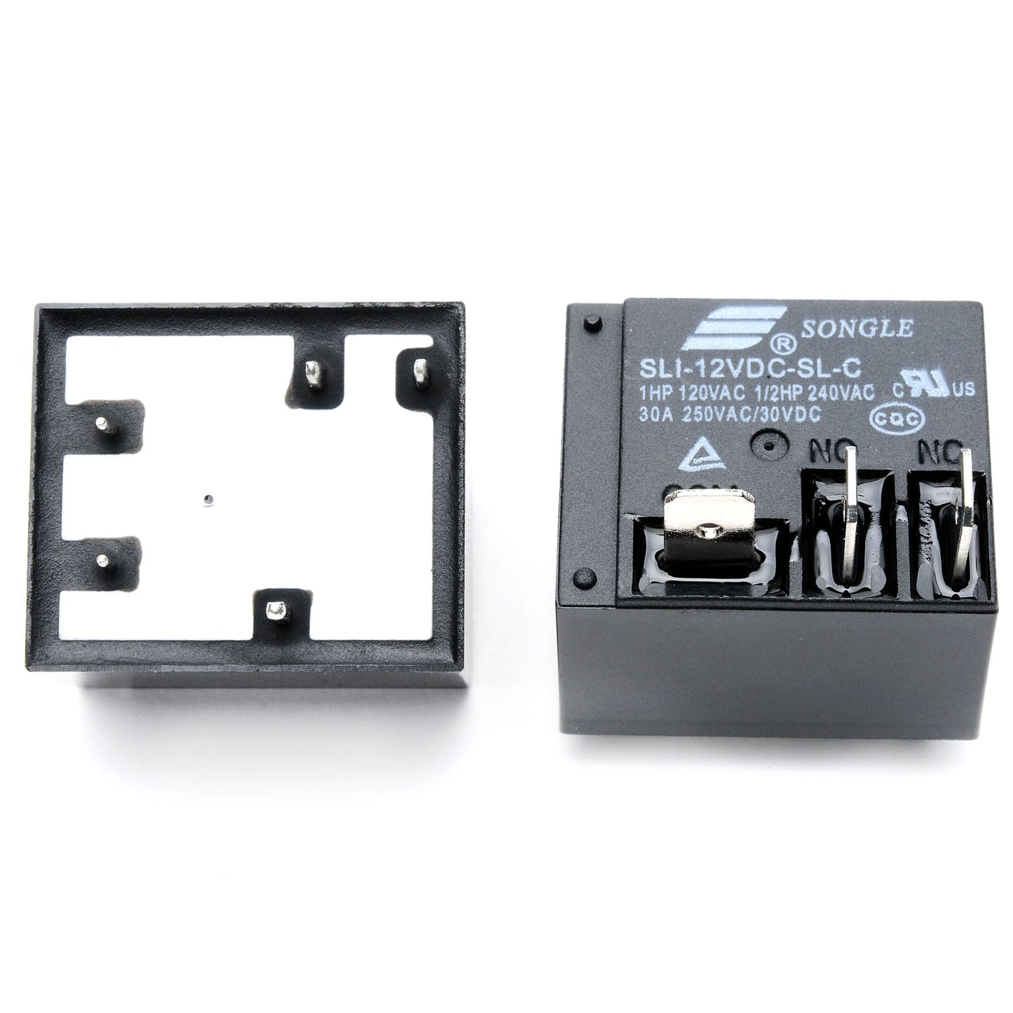 30-SLC-8C12V Relay DC12V 30A 3+5=8P