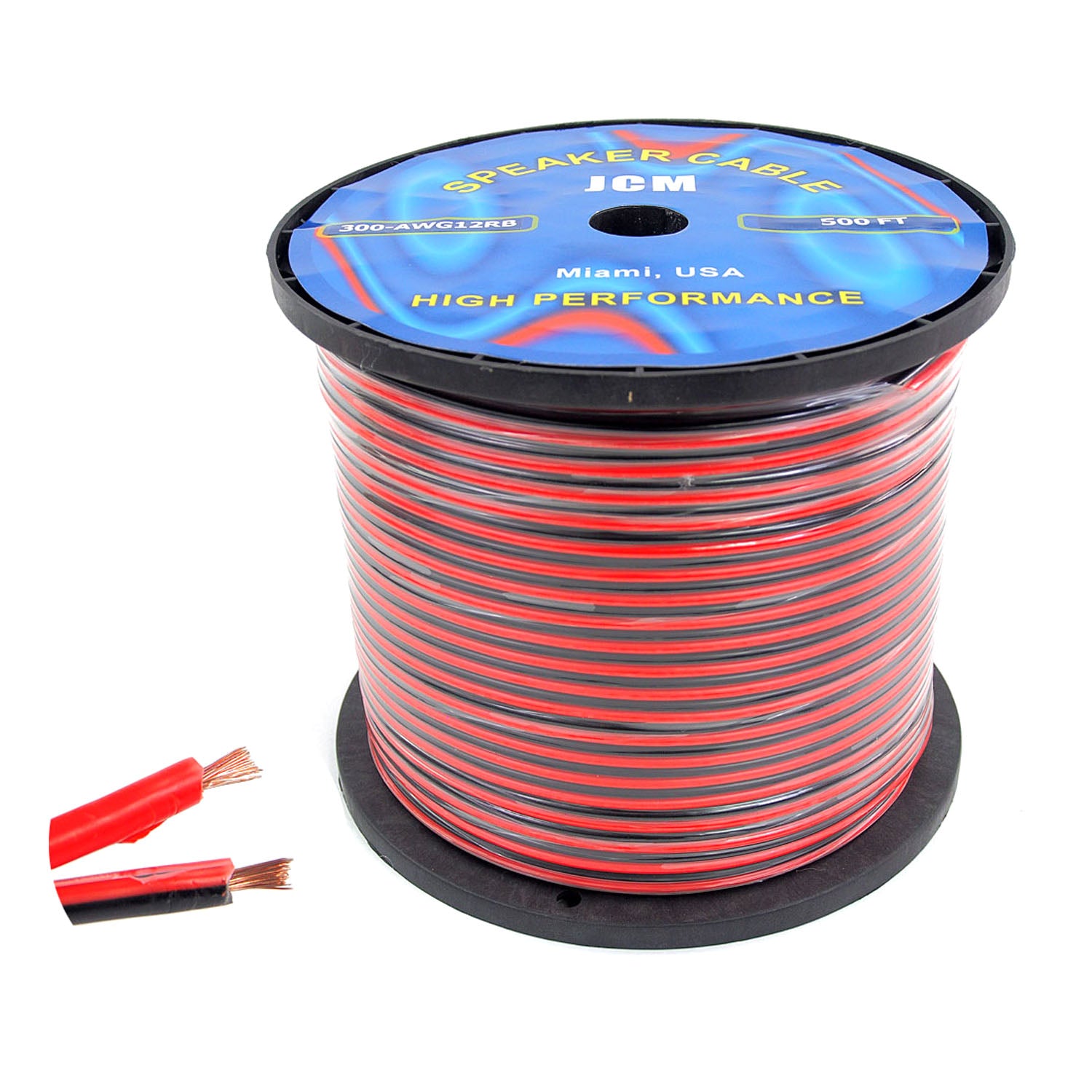 300-AWG12/RB 500FT 12GA 2C R/B Spek.Cable